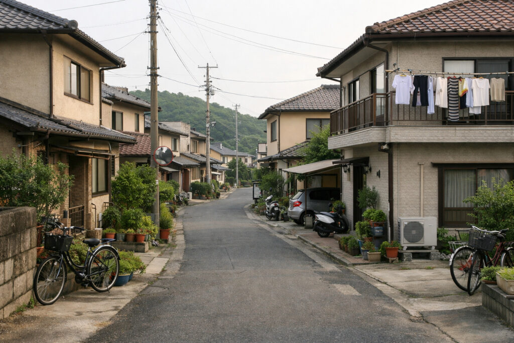 瀬戸市で外壁塗装業者を検討している街並みのイメージ